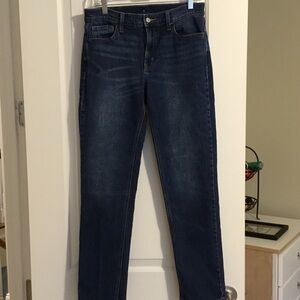 Old Navy Dark Blue Straight Leg Jeans